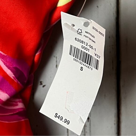 Old Navy Women's Summer Seasonal  Quarter Zip Floral One Piece Swimsuit Sz S - Picture 11 of 15